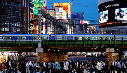 Imagem descritiva Economia do Japão encolhe mais do que o esperado no 1º tri