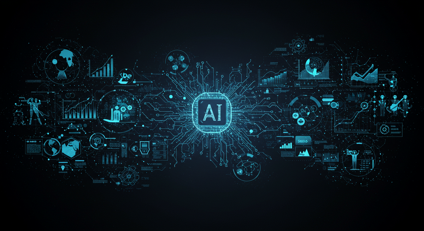 Imagem descritiva Como a Inteligência Artificial está transformando o mercado de trabalho: Oportunidades e desafios